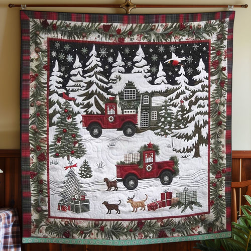 Red Truck Holiday Express WN1109017CL Quilt