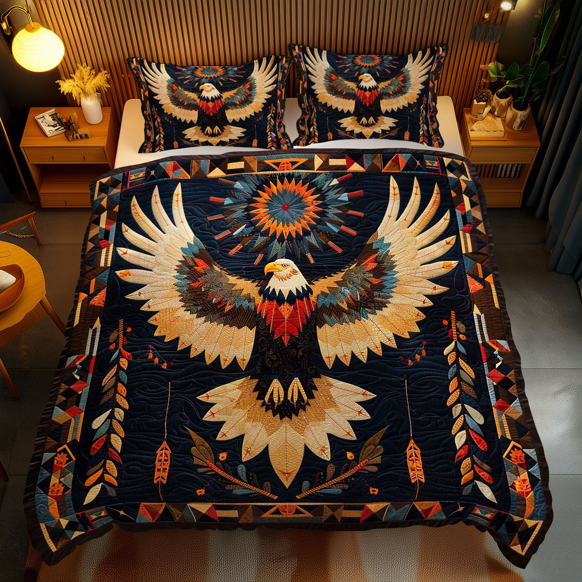 Eagle Native American WJ0810030CL Duvet Cover Set