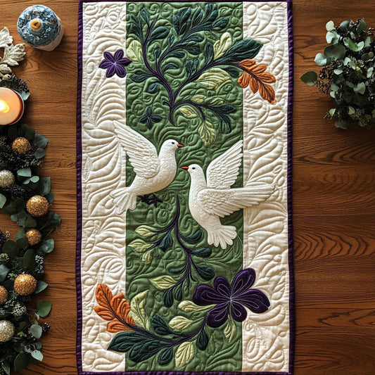 Messenger Of Peace CP2404006CL Quilted Table Runner