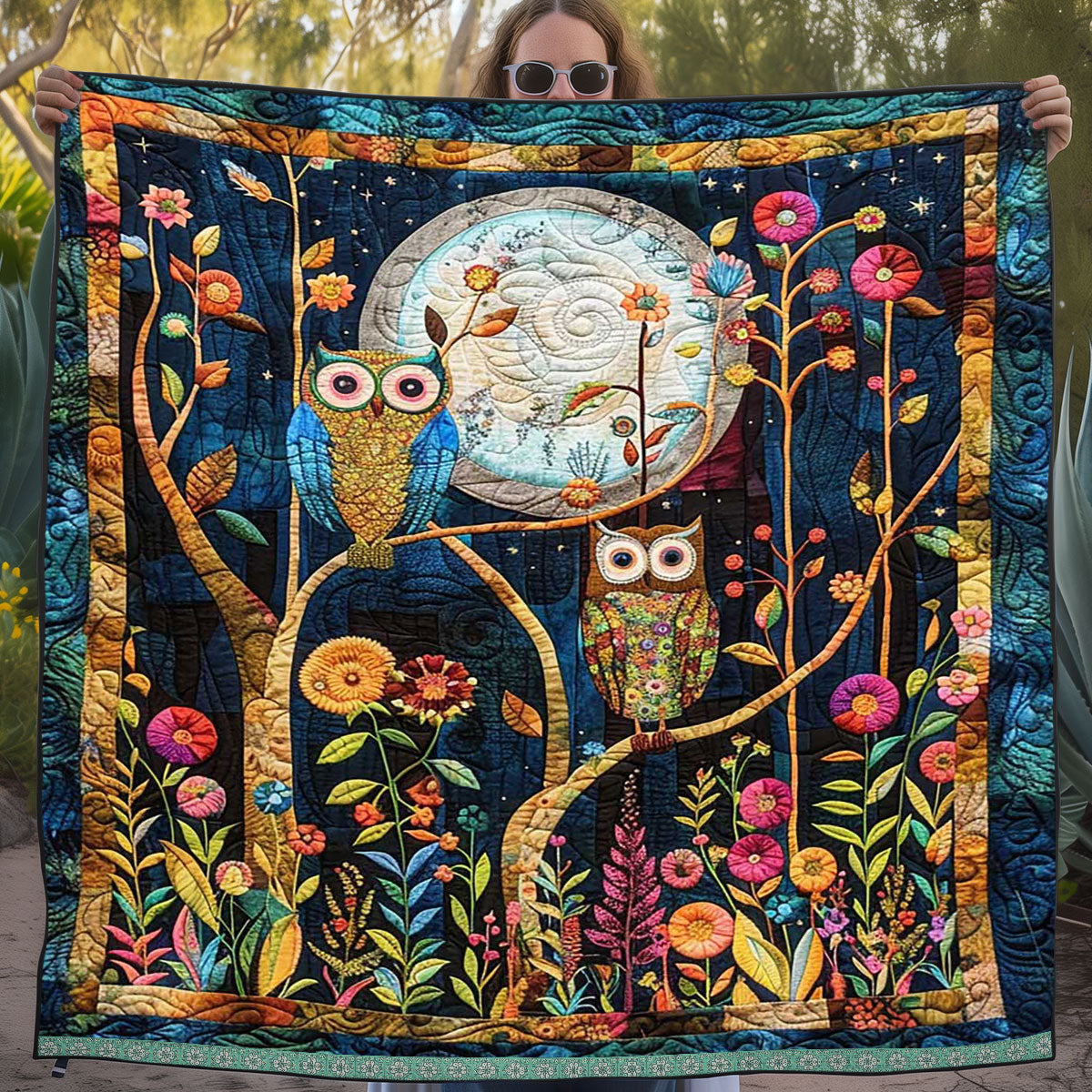 Owl Night WJ1309017CL Quilt