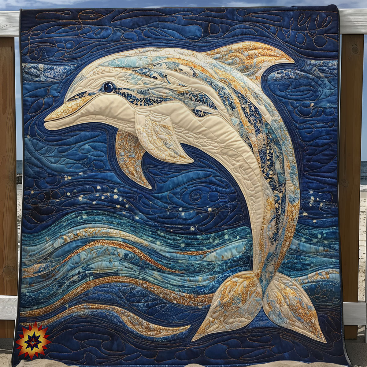 Twinkle Dolphin WY2711012CL Quilt