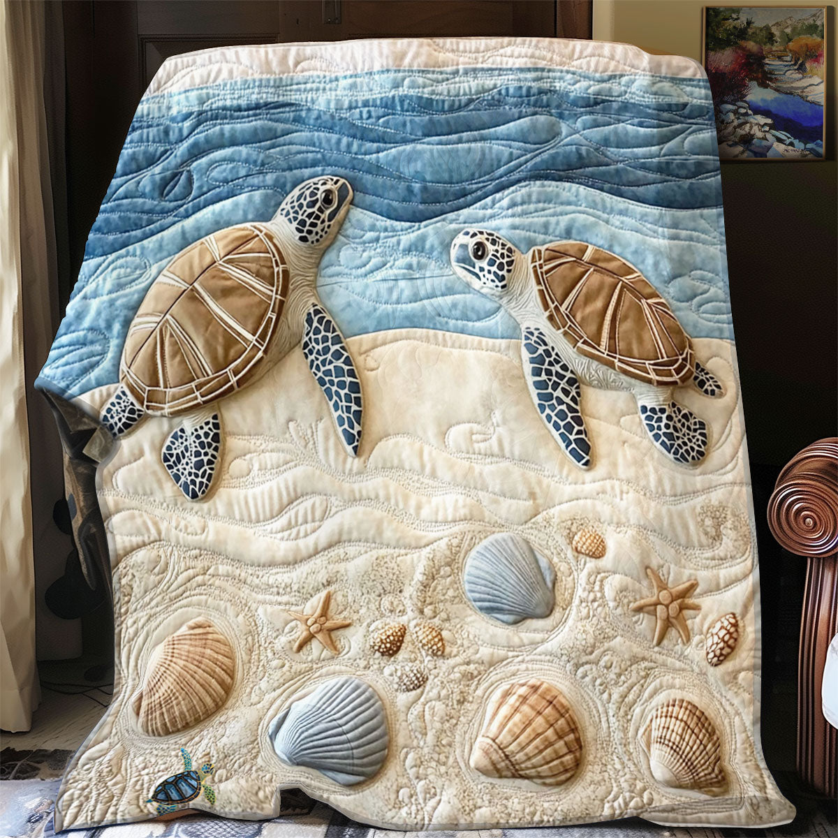 Sea Turtle WJ1312032CL Quilt