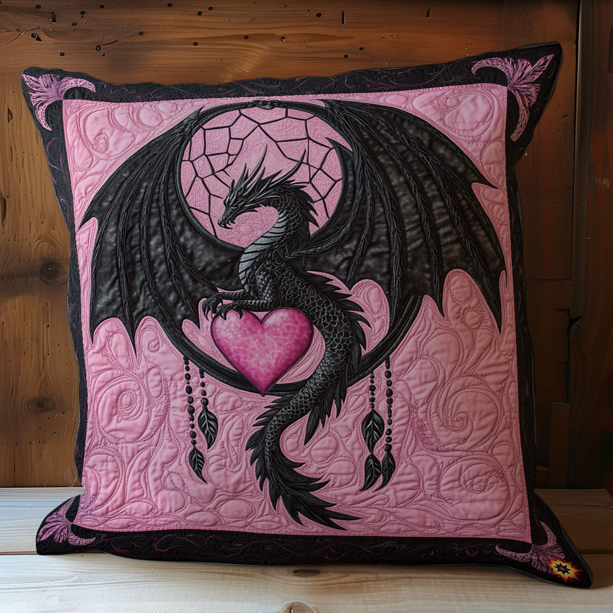 Valentine Dragon Dreamcatcher WY1712073CL Quilt Pillow Case