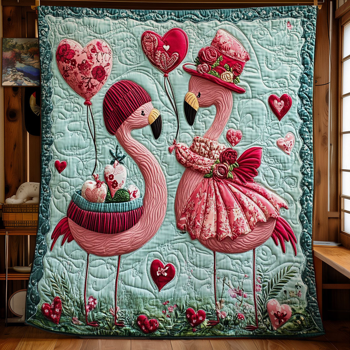 Valentine Of Couple Flamigno WY1701067CL Quilt