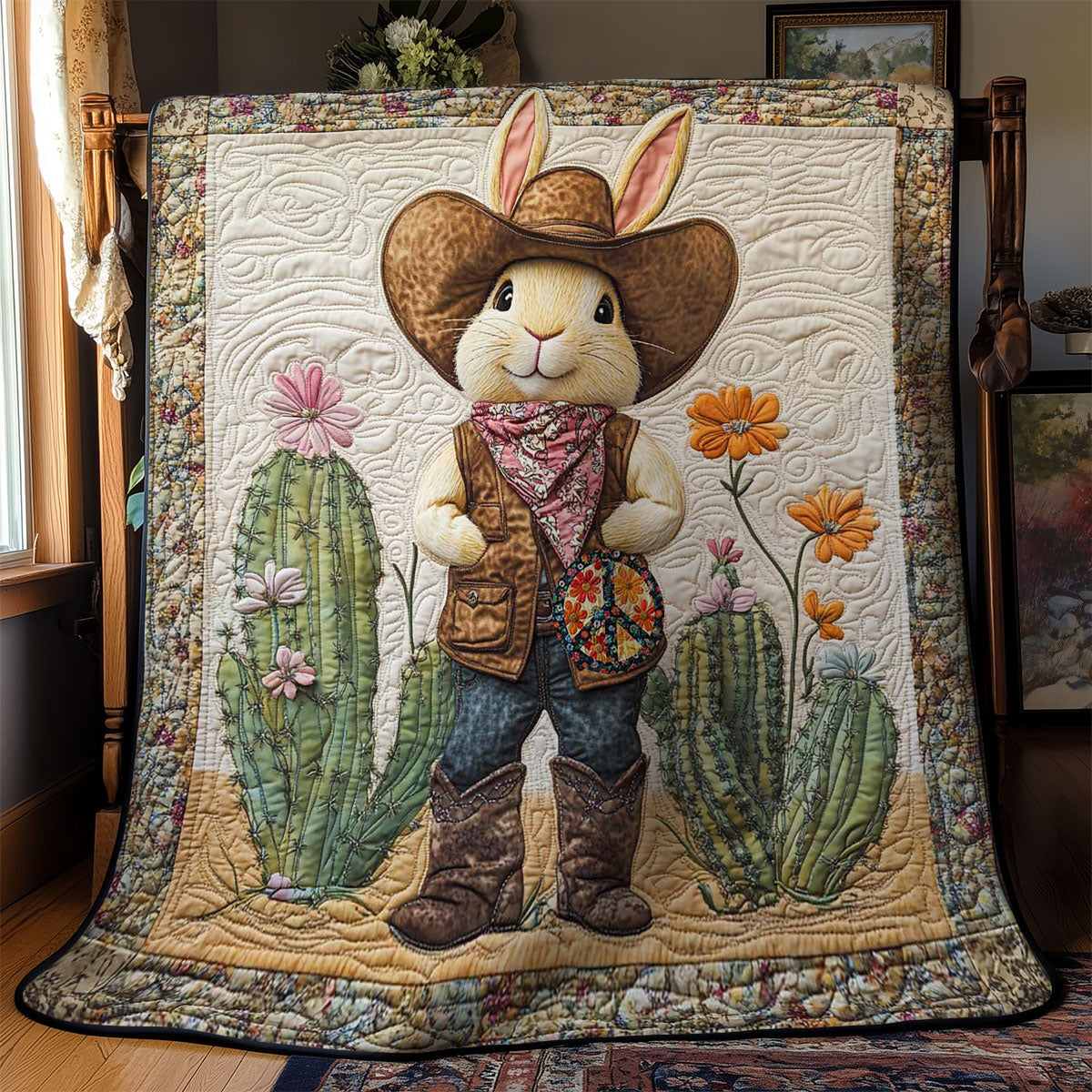 Cowboy Rabbit WN2711047CL Quilt