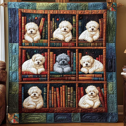 Bichon Frise Page Dreamer WN0210018CL Quilt