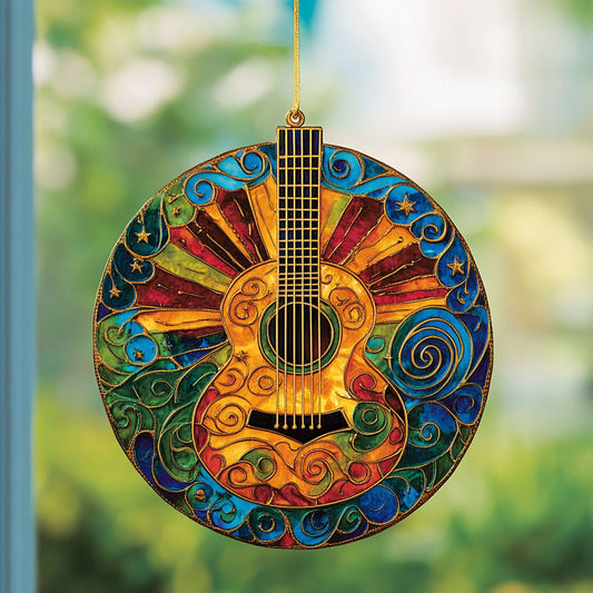 Glorious Guitar WY2202150CL Suncatcher