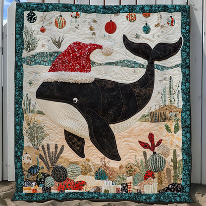 Santa Killer Whale WY1311043CL Quilt