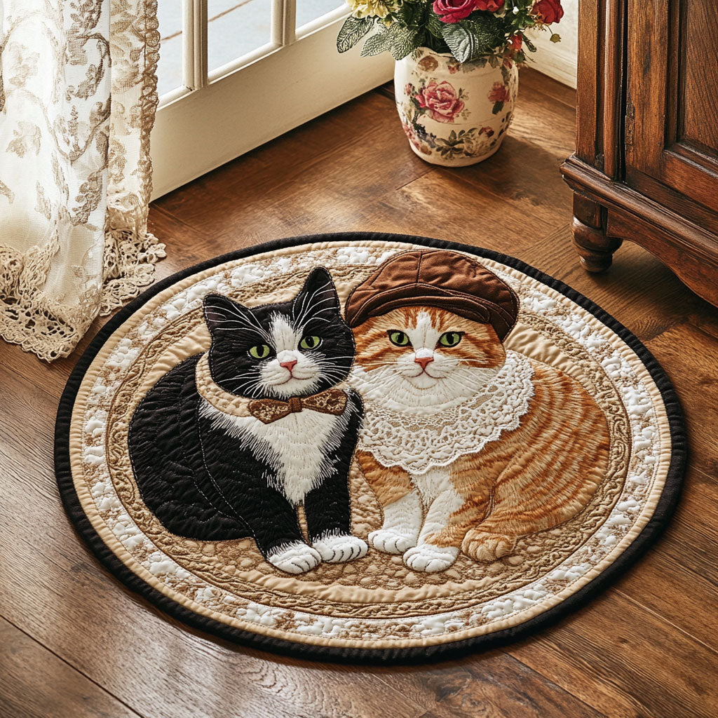 Paws & Petticoats CP2705018CL Quilted Round Mat