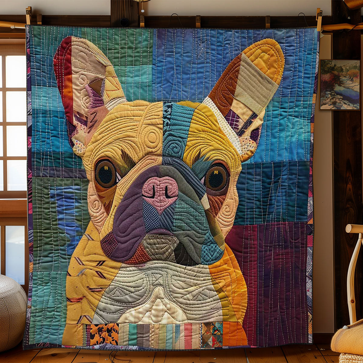 Charming French Bulldog WN1510004CL Quilt