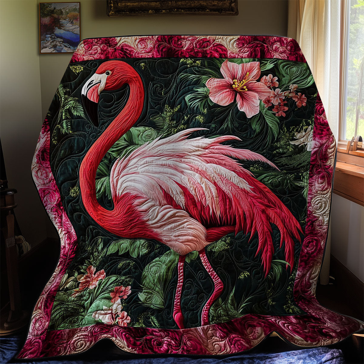 Flamingo WY2711023CL Quilt