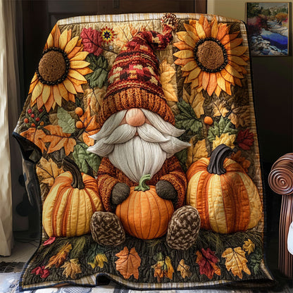 Gnome’s Pumpkin Haven WJ2412009CL Quilt