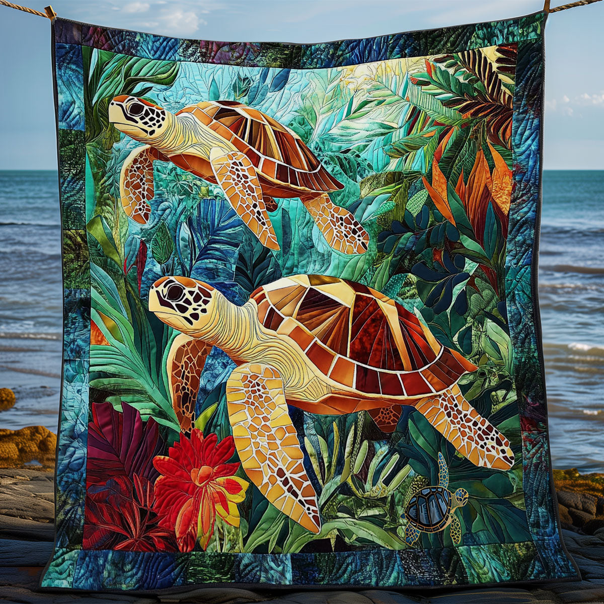 Turtle WY0512030CL Quilt