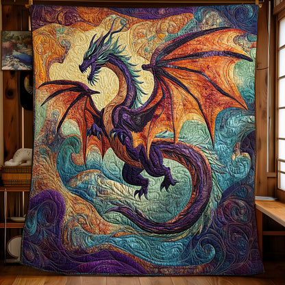 Dragon Abstract WY0602133CL Quilt