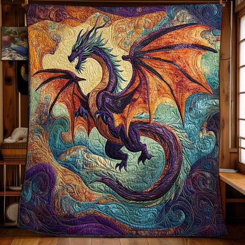 Dragon Abstract WY0602133CL Quilt