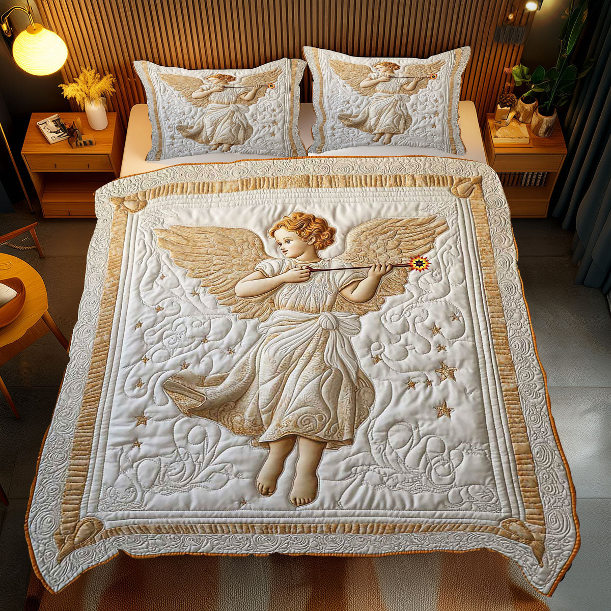 Lovely Cupid Angel WP2412057CL Duvet Cover Set