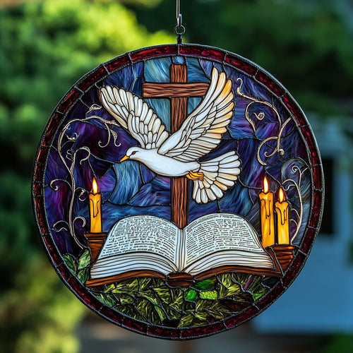 Dove In Church WY1401013CL Suncatcher