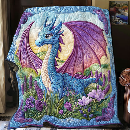 Dragon In Lavender WY0901030CL Quilt
