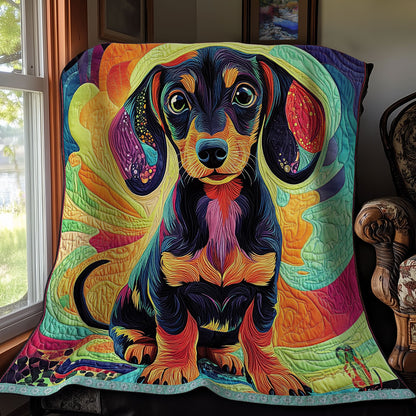 Cute Dachshund WX1311014CL Quilt