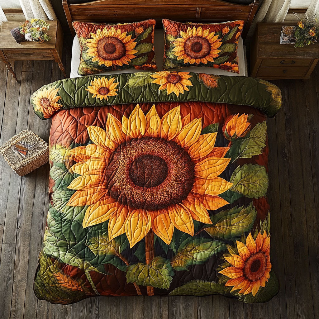 Sunflower Garden WY2101027CL Duvet Cover Set