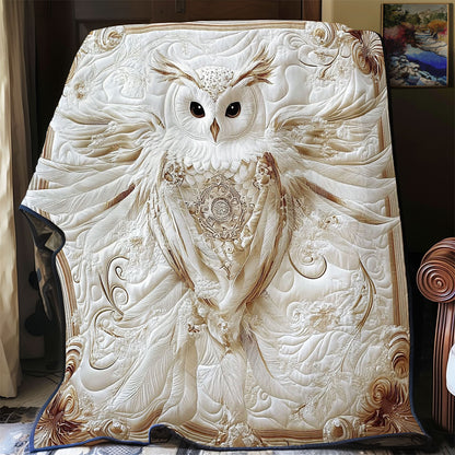 White Owl Abstract WY0202086CL Quilt