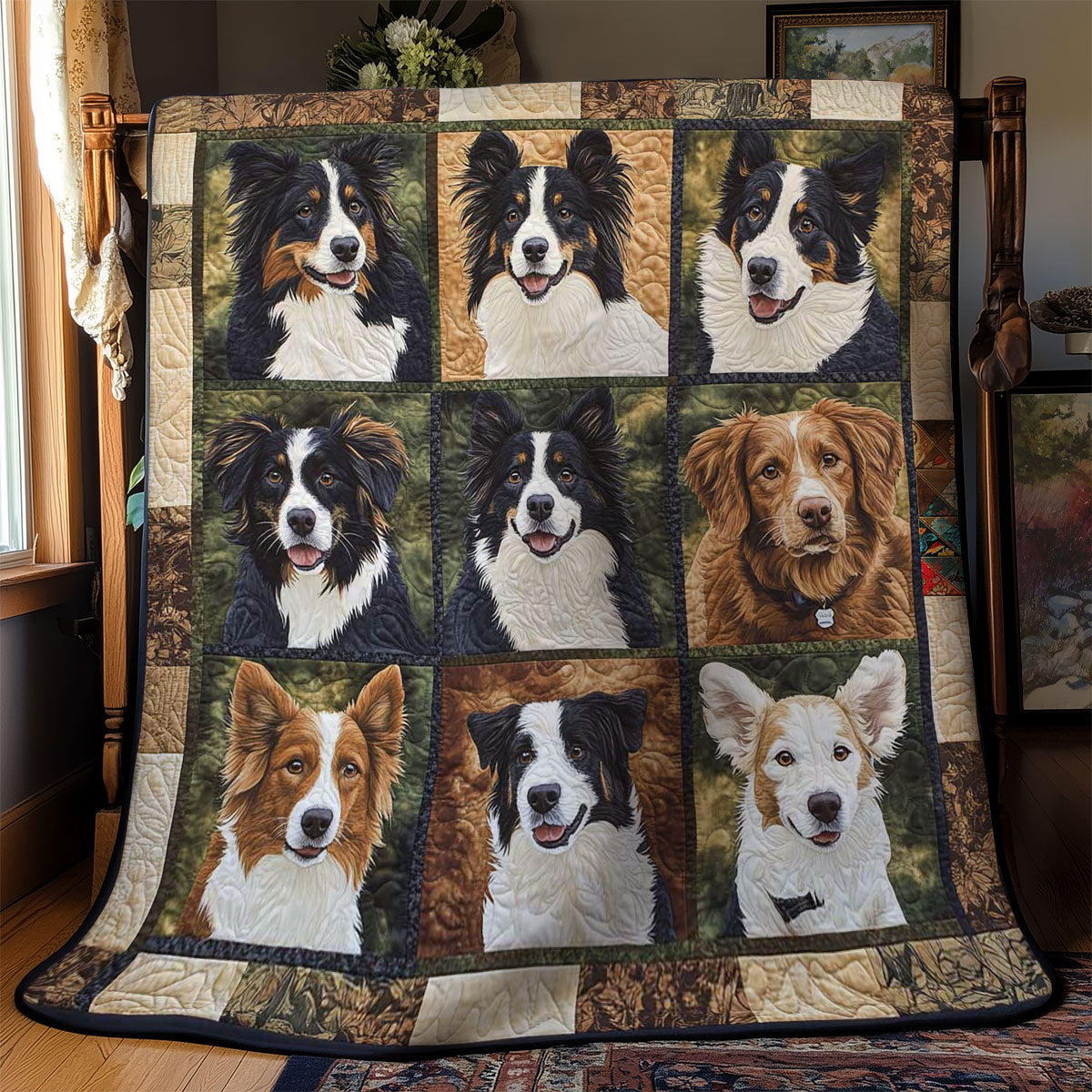 Charming Border Collies WN2910043CL Quilt