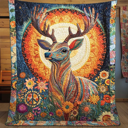 Majestic Deer Bloom WN2011077CL Quilt