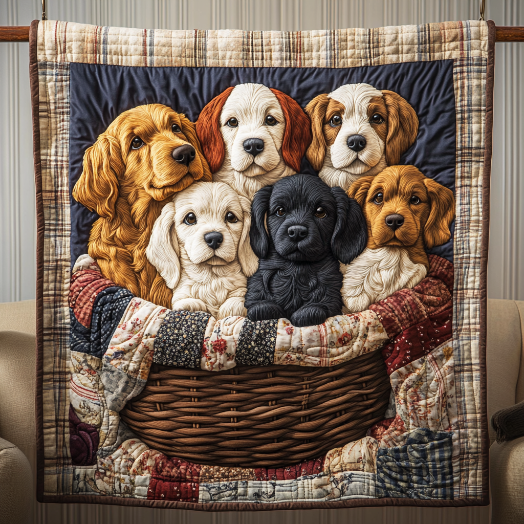 Cozy Dog Breeds WG3012008CL Quilt