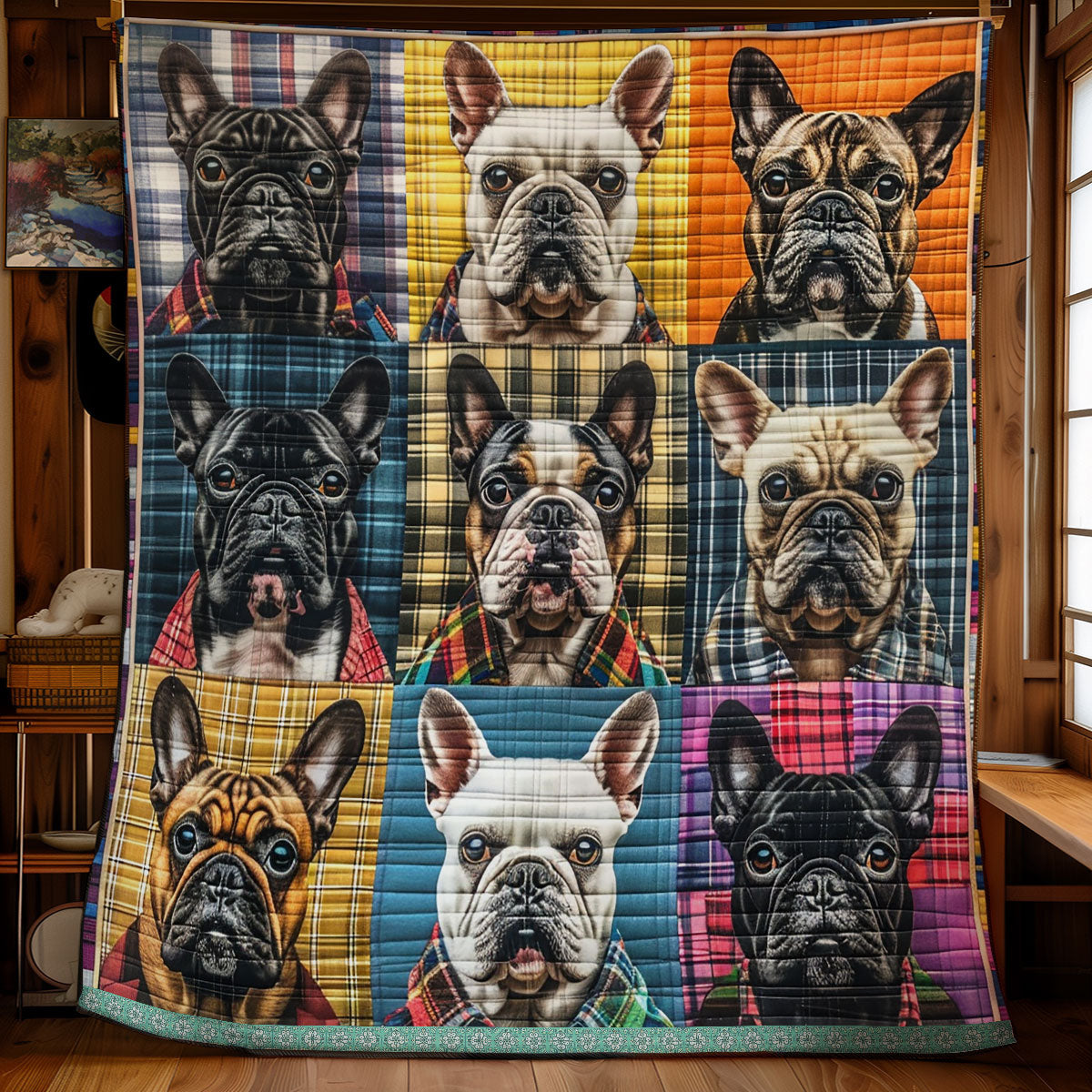 French Bulldog WU2809001CL Quilt