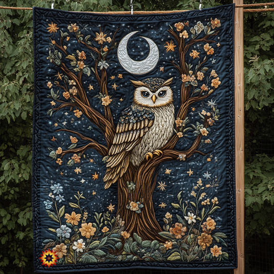 Beautiful Owl YR2412001CL Quilt