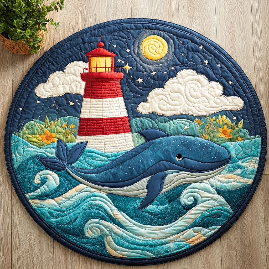 Dream Lighthouse CW1806025CL Quilted Round Mat – Cozzyhomes