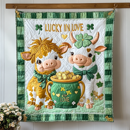 Clover Cow Charm WG1001050CL Quilt