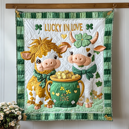 Clover Cow Charm WG1001050CL Quilt