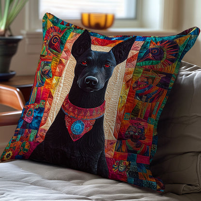 Mystic Black Dog WY2711059CL Quilt Pillow Case