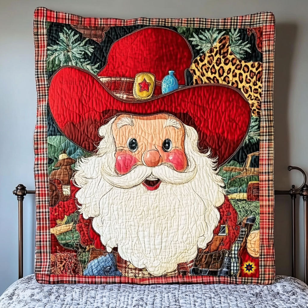 Cute Santa Cowboy 2810023CL Quilt