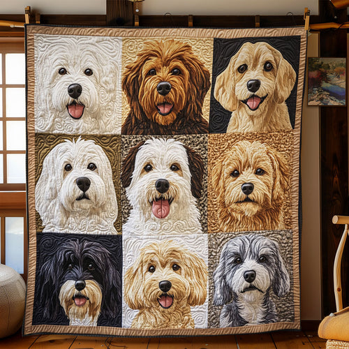 Cute Dog Portrait WY1202091CL Quilt
