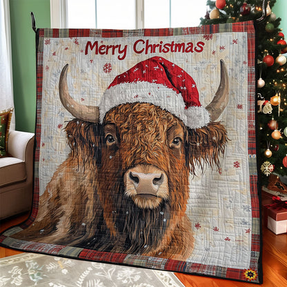 Santa Bison WY1211040CL Quilt