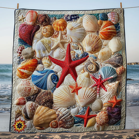 Starfish And Sea Shell WY0312047CL Quilt