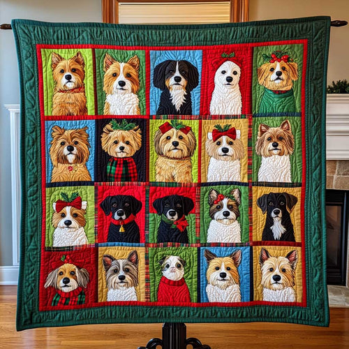 Dog Bow Delight WN0110024CL Quilt