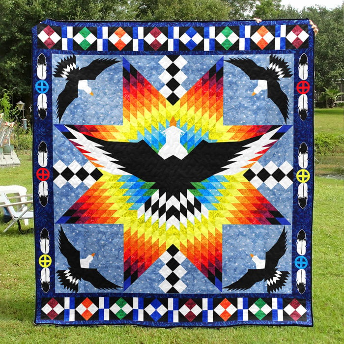Eagle Native American Star WG0103152CL Quilt