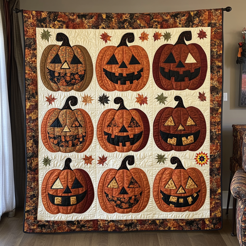 Halloween Pumpkin WG1210011CL Quilt