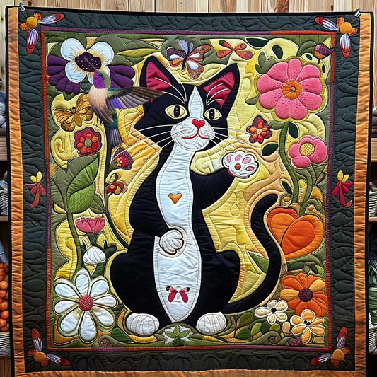 Floral Funny Tuxedo WP1110008CL Quilt