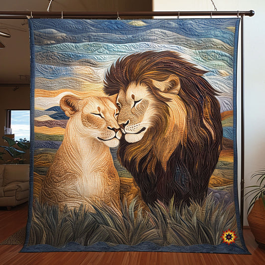 Lion In Love WJ0912017CL Quilt