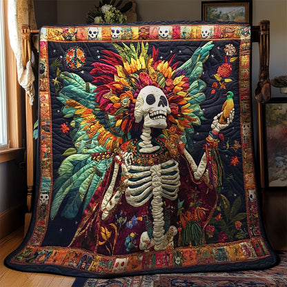 Calavera And Hummingbird Harmony WN2610043CL Quilt