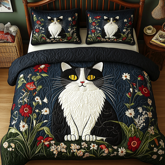 Graceful Black Cat WG1601027CL Duvet Cover Set