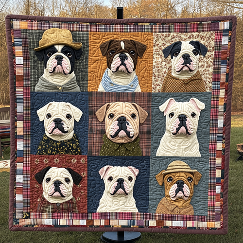 Cuddly Bulldog WN2009045CL Quilt