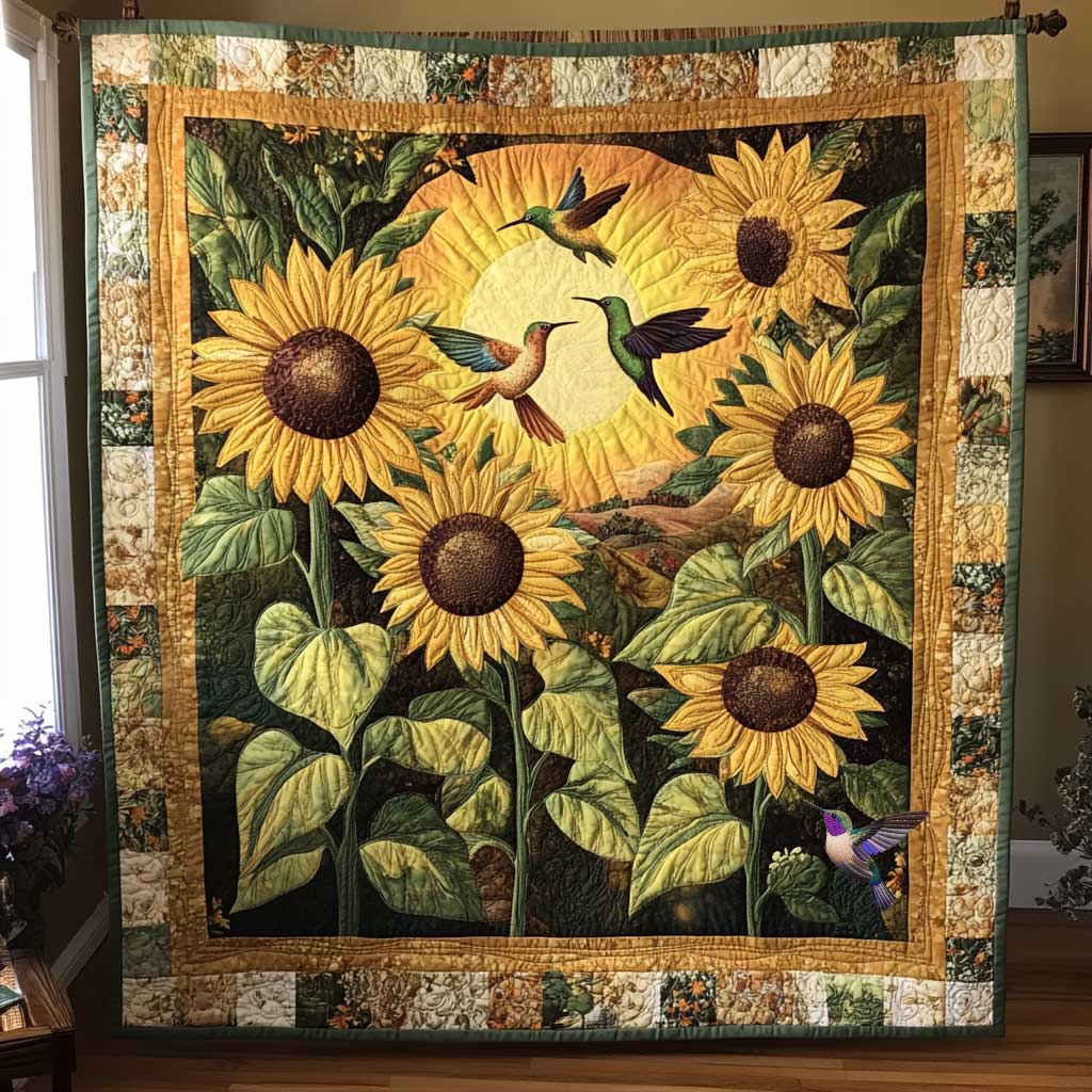 Hummingbird Haven WN0711059CL Quilt