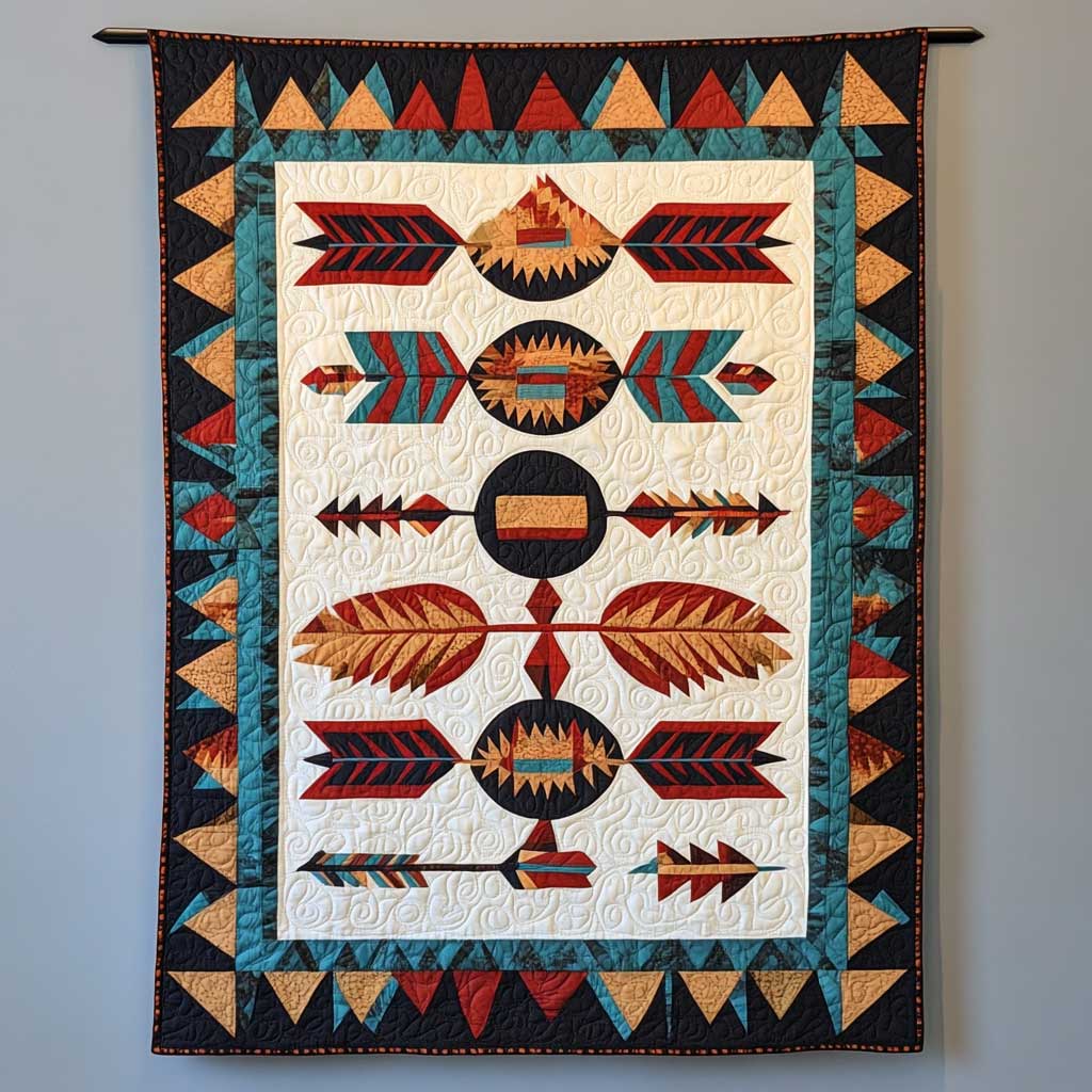 Arrows Native American WP1510002CL Quilt