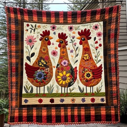 Chicken WU1210013CL Quilt