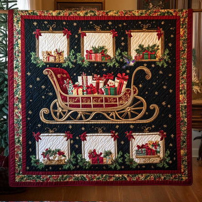 Magical Christmas Sleigh WP0711026CL Quilt